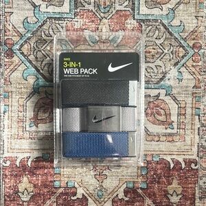 Nike 3-in-1 Web Pack Belts